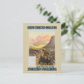 Stansstad-Engelberg Vintage Poster 1910 Briefkaart (Staand voorkant)