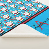 Stanta Blue gepersonaliseerd Sherpa Deken (3/4)