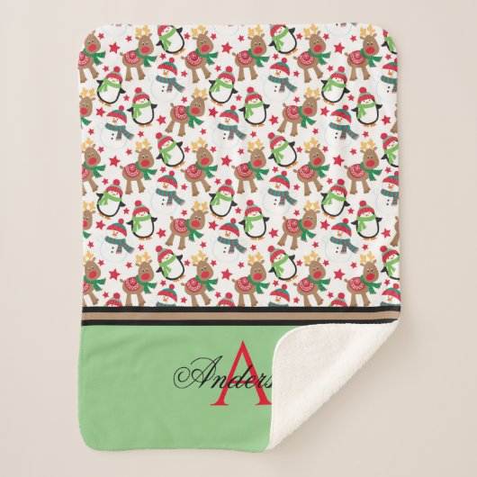 Stanta & vrienden gepersonaliseerd sherpa deken (Voorkant)