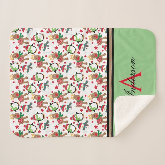 Stanta & vrienden gepersonaliseerd sherpa deken (Voorkant (horizontaal))