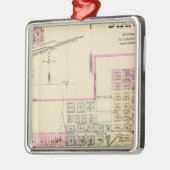 Stanton en Pilger, Nebraska Metalen Ornament (Links)