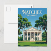 Stanton Hall Mississippi Briefkaart (Voorkant / Achterkant)