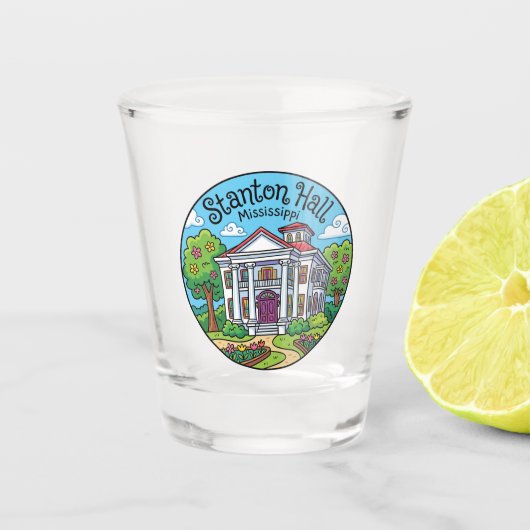 Stanton Hall, Natchez USA Shot Glas (Voorkant)
