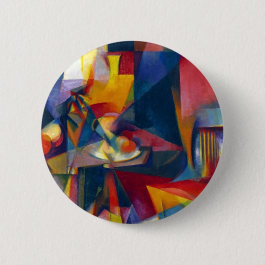 Stanton Macdonald Wright Synchromy 3 Ronde Button 5,7 Cm (Voorkant)