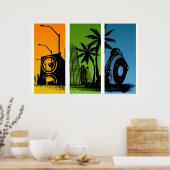 Stanton Platenspeler City Poster - DJ Disk Jockey (Keuken)