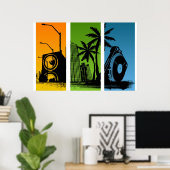 Stanton Platenspeler City Poster - DJ Disk Jockey (Thuiskantoor)