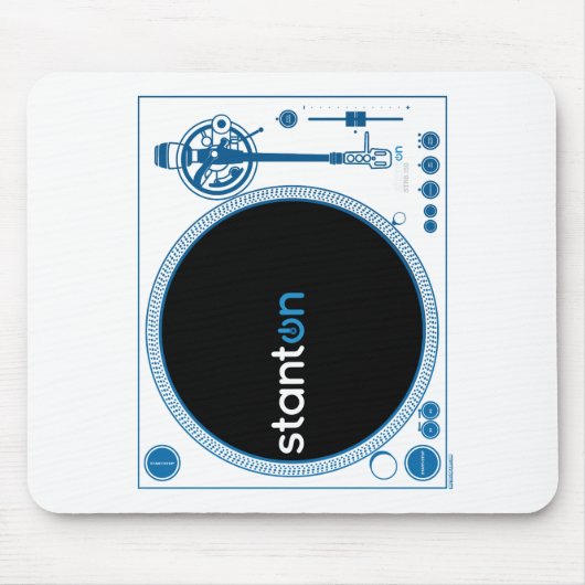 Stanton STR8-150 Platenspeler DJ Deck Music Muismat (Voorkant)