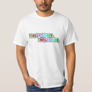 Stanzo brand fedora art t-shirt
