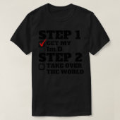 Stap 1 krijgt Mijn ImD Stap 2 neemt het Werelddoct T-shirt (Design voorkant)