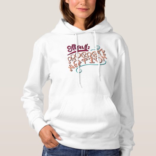 Stap 1: Uitstelgedrag Hoodie (Voorkant)