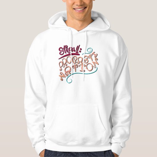 Stap 1: Uitstelgedrag Hoodie (Voorkant)