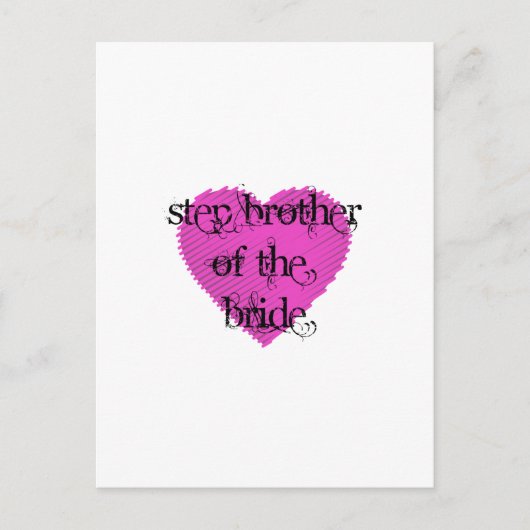 Stap Broer van de Bride Briefkaart (Voorkant)