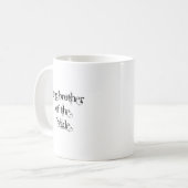 Stap Broer van de Bride Koffiemok (Voorkant links)