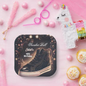 Stap Chic Schoen Meisje Sweet 16 Sneaker Bal Verja Papieren Bordje (Feest)