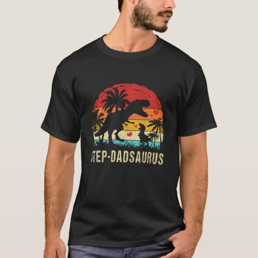 Stap Dad Dinosaur Funny Kind Step Dad Saurus 2022 T-shirt (Voorkant)