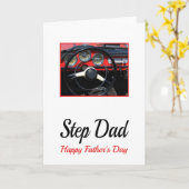 Stap Dad Happy Vaderdag Kaart (Gele Bloem)