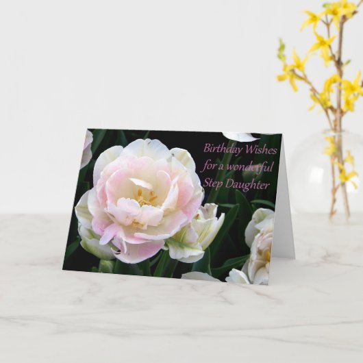 Stap dochterkaart kaart (Gele Bloem)