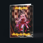 Stap Dochterverjaardag met Moonies Cutie Pie Gothi Kaart<br><div class="desc">Stap Dochterverjaardag met Moonies Cutie Pie Gothic Fairy</div>