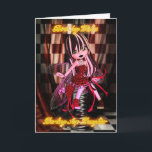 Stap Dochterverjaardag met Moonies Cutie Pie Gothi Kaart<br><div class="desc">Stap Dochterverjaardag met Moonies Cutie Pie Gothic Fairy</div>