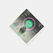 🖤 "Stap door de glitch" Weirdcore servet 🖤 (Hoek)