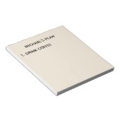 Stap één Blocnote (Schuin)