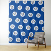 Stap-en-Herhaal-Achtergrond Eigen Zakelijk Logo Bl Wandkleed (In situ)