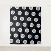 Stap en herhaal de Achtergrond van het Eigen Bedri Wandkleed (Voorkant)