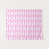 Stap-en-Herhaal Stof Banner | Aangepaste Tekst Wandkleed (Voorkant (horizontaal))