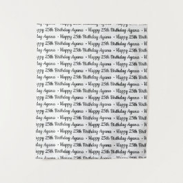 Stap- en Herhaalstofbanner | Aangepaste tekst Wandkleed