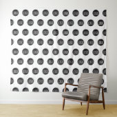 Stap- en herhalingslogo Selfie-foto-achtergrond Wandkleed (In Situ (horizontaal))