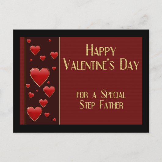 Stap Father Valentijn Briefkaart (Voorkant)