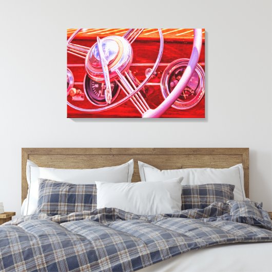 Stap in canvas afdruk (Insitu (Slaapkamer))