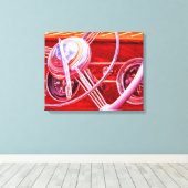 Stap in canvas afdruk (Insitu (Houten vloer))