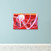 Stap in canvas afdruk (Insitu (Houten vloer))