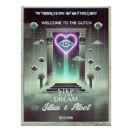 👁️ "Stap In De Droom" Weirdcore Welkom Poster