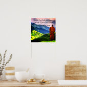 Stap in de natuur poster (Keuken)