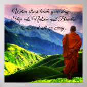 Stap in de natuur poster (Voorkant)