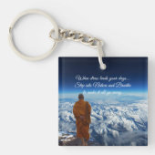 Stap in de natuur sleutelhanger (Voorkant)