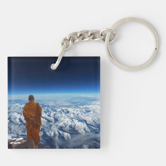 Stap in de natuur sleutelhanger (Achterkant)