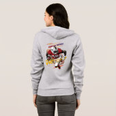 Stap in de overwinning | Dames Full-zip Hoodie (Achterkant volledig)