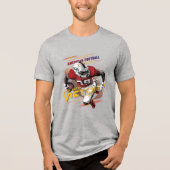 Stap in de overwinning | Heren Tri-Blend Shirt (Voorkant)