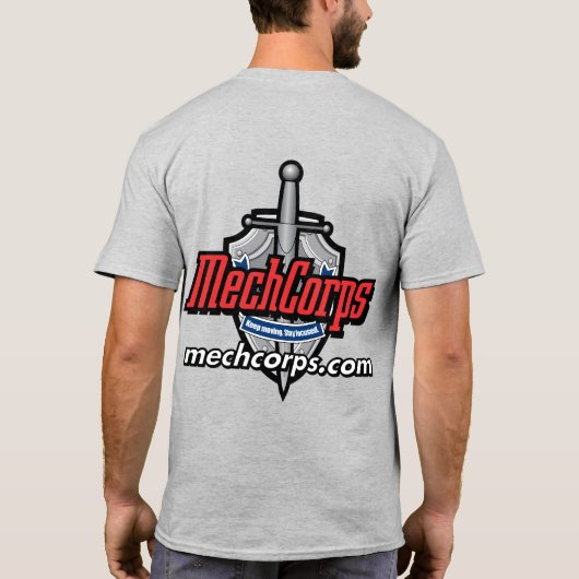 Stap in de pods Rosie Basic donker T-shirt (Achterkant)