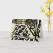 Stap in de ringen - Buitengewone Kaart (Gele Bloem)