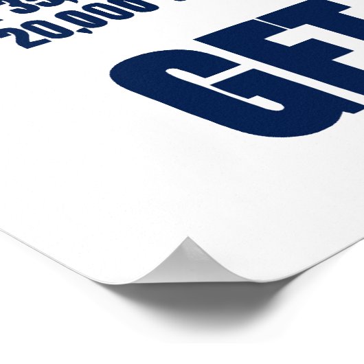 Stap in de schroot poster (Hoek)