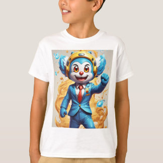 Stap in de wereld van Doraemon, waar de geliefde T-shirt