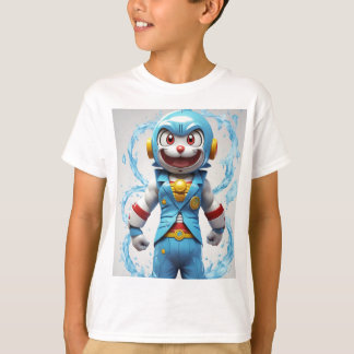 Stap in de wereld van Doraemon, waar de geliefde T-shirt