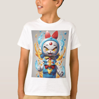 Stap in de wereld van Doraemon, waar de geliefde T-shirt