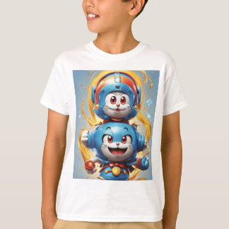 Stap in de wereld van Doraemon, waar de geliefde T-shirt