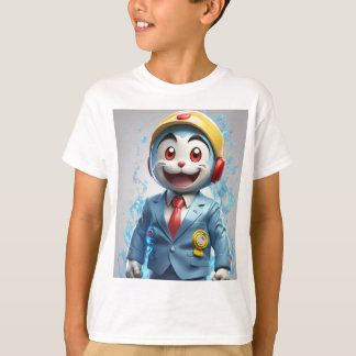 Stap in de wereld van Doraemon, waar de geliefde T-shirt