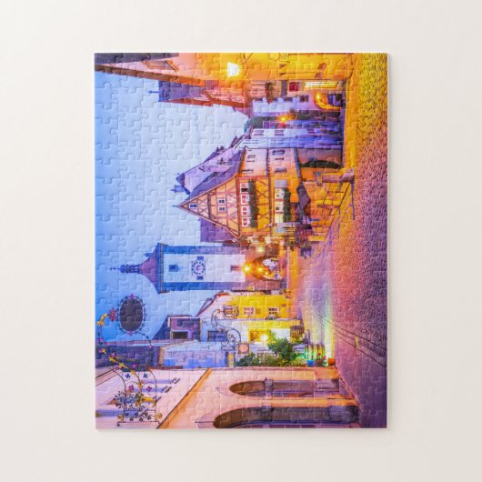 Stap in een sprookjesachtige stad in Duitsland Legpuzzel (Verticaal)